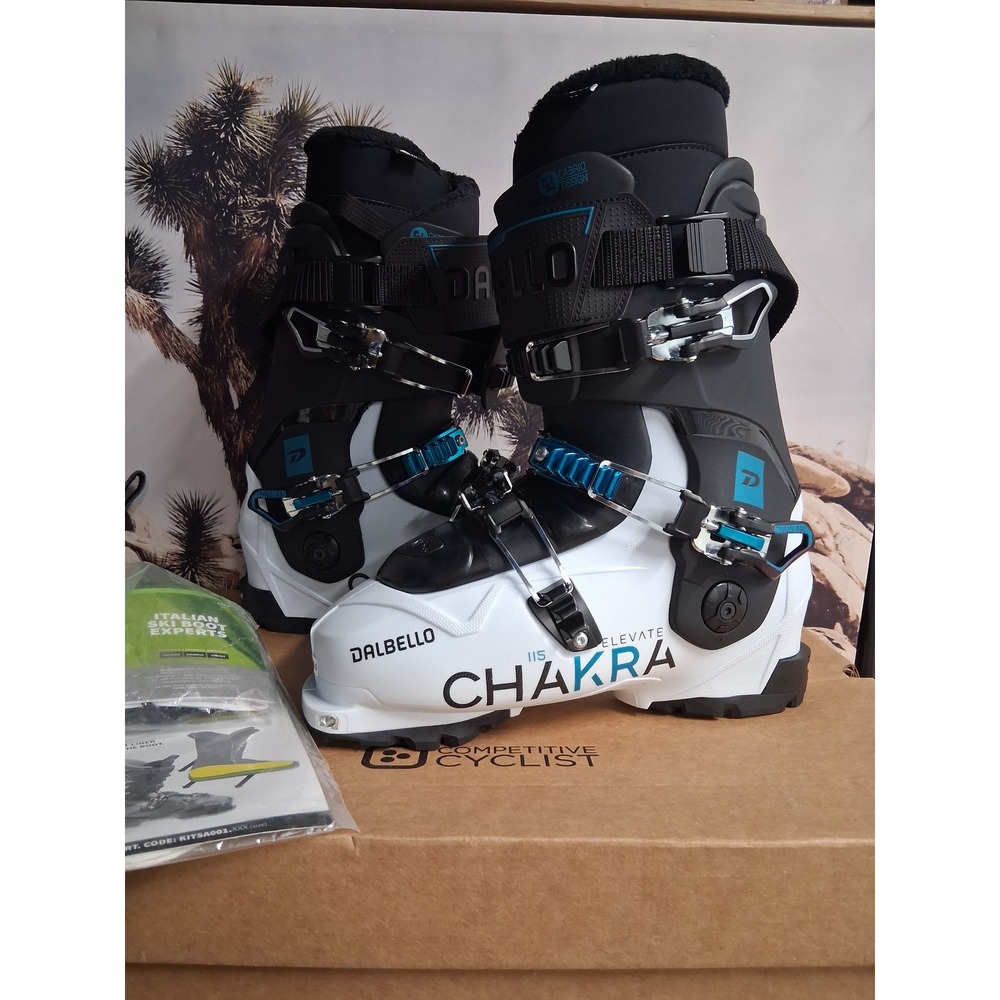 Dalbello Chakra Elevate 115 T.I. ID Women Ski Boots 26.5 White Black 2023 98mm